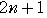 2n+1