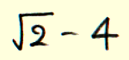 √2-4