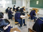 学期末テストの最終日