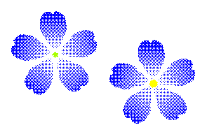 ディザでは点が荒く画質が悪く見えます